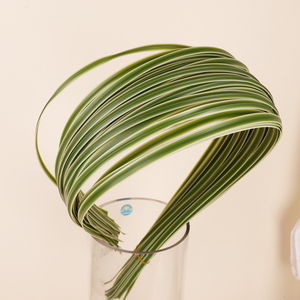 G-090 Feuille <span class=keywords><strong>d</strong></span>'herbe artificielle multicolore en acier synthétique, flexible, pour bouquet, vitrine, toile de fond <span class=keywords><strong>d</strong></span>'événement, <span class=keywords><strong>d</strong></span>écoration - Product Image 5