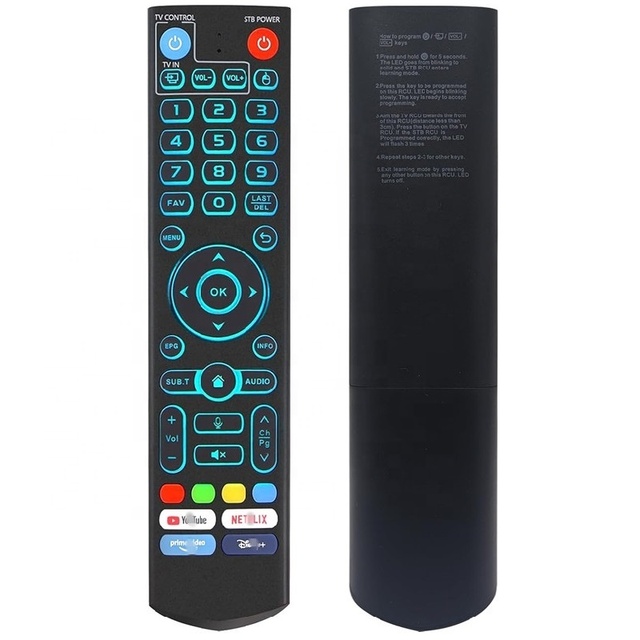 New Backlight V5 Pro Voice Replace Remote Control Compatible with VSeeBox V5/ V3/ V2/ V1 Pro V3 Plus V1 Max/Elite