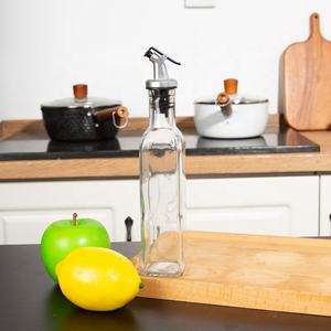 Gloway 500ml -20 ~ 150 bec verseur de doigt de température récipient de stockage de Sauce de soja de vinaigre bouteille distributrice d'huile d'<span class=keywords><strong>olive</strong></span> en verre de cuisine - Product Image 4