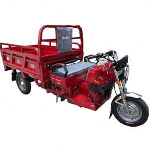 Triciclo de motocicleta de gasolina de 3 ruedas de alta calidad, triciclo de descarga de carga con parte superior abierta, triciclo motorizado agrícola - Product Image 6