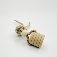 Diffuseur de parfum pour voiture à cinq lignes, avec couvercle en bois, bouchon à vis, 8 ml, portable, à suspendre, pour assainisseur d'air