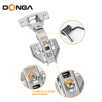 Charnières de cuisine robustes DONGGANG à fermeture douce en acier laminé à froid de 35 mm, épaisseur 1,2 mm, pour armoires de cuisine anciennes et extérieures – Prix usine