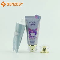 SENZESY 50ml Tabung Krim BB Aluminium Plastik Langsung dari Pabrik, Wadah Krim Tangan Kosmetik untuk Kemasan Tabir Surya, Tahan Lama