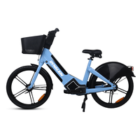 Sistema de Bicicletas Eléctricas Compartidas con Código QR, Tarjeta SIM, API, Alquiler, Cerradura Inteligente IOT, Bicicleta Eléctrica H2, Bicicleta de Hidrógeno con Celda de Combustible