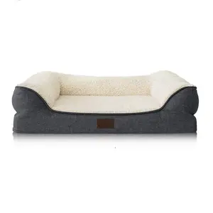 Cheap New Style Orthopedic Memory Foam Portable Pet Bed S/M/L Sofa Style Dog Bed