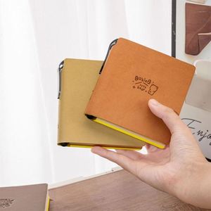 10*8.5CM PU <b>Notebook</b> <b>Blank</b> Inner Page Portable Pocket Cute and Simple Design Journal Enterprise Personal Customized LOGO - Product Image 5