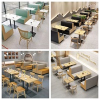 Ensembles de meubles de restaurant moderne chaises et tables de restaurant sièges de stand ensembles de meubles de salle à manger meubles de café