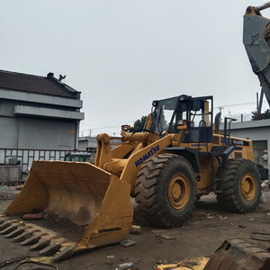 Cargadora frontal usada Komatsu WA470/350/380/380-6/400/320/200-5, carga nominal de 15 toneladas, motor CAT 3304 de 92KW, inspección por video, para construcción de carreteras - Product Image 2
