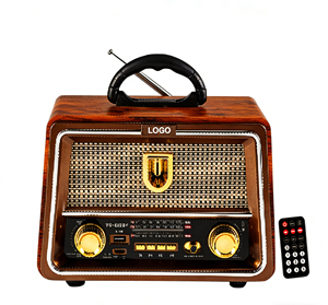 راديو ثلاثي النطاق <span class=keywords><strong>FM</strong></span>/AM/SW مع مشغل MP3 عبر USB/TF، يعمل بجهد 110/220 فولت مع محول، مع بطارية ليثيوم، مع بلوتوث، مع جهاز تحكم عن بعد - Product Image 2