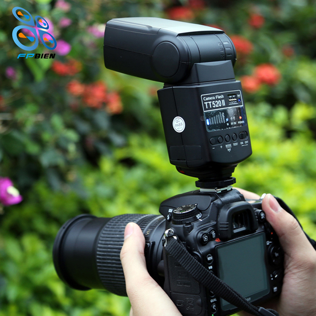 Camera Flash TT520II Photography Lighting Strobe Lamp Professional Audio Video Photography Equipment