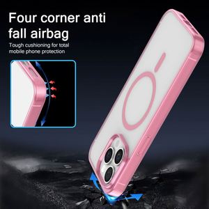 Funda Magnética con Cargador Inalámbrico para iPhone 16 Pro Max 15 14 Plus 13 12 11 Pro XS MAX XR 7 8, Cubierta Rígida Transparente de Acrílico - Product Image 5