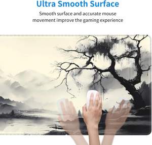 Tapis <span class=keywords><strong>de</strong></span> souris gaming <span class=keywords><strong>et</strong></span> <span class=keywords><strong>de</strong></span> bureau, grand tapis <span class=keywords><strong>de</strong></span> souris étendu, 31,5x11,8 pouces, tapis <span class=keywords><strong>de</strong></span> souris <span class=keywords><strong>et</strong></span> clavier d'ordinateur <span class=keywords><strong>de</strong></span> 3 mm, motif peint - Product Image 5
