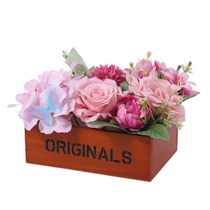 <span class=keywords><strong>Orchidea</strong></span> Phalaenopsis Artificiale in Confezione Regalo, Fiore Finto in Vaso, Decorazione Rustica per Casa, Hotel, Ristorante, Esposizione da Tavolo - Product Image 3