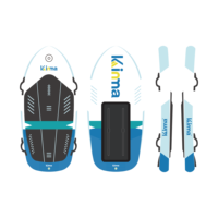 Kinma unisexe hydroptère planche de haute qualité SUP feuille planche de surf océan eaux logo personnalisable EVA PVC point de chute pompe de réparation