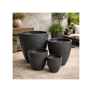 Pot de fleurs en fibre de verre à faible MOQ, pots de jardin écologiques pour hôtels, fabrication vietnamienne - Product Image 1