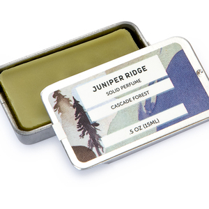 Tin pill box Sliding cologne solid state pocket perfume tin box