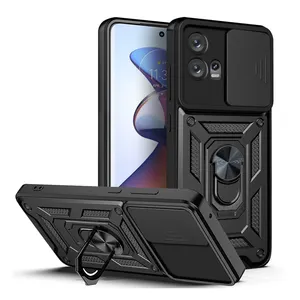 2023新设计的相机镜头保护罩装甲盒电脑隐私手机套银河S23超S22 + S21 S20铁