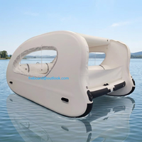 Catamaran de croisière, ponton gonflable, yacht portable, bateau-maison pliable en PVC, bateau aquatique