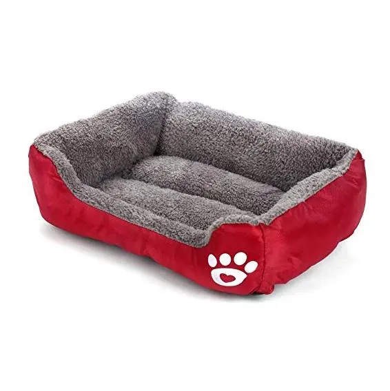 2023 Wholesale Soft Comfortable Double Sided All Season Dog Cushion Plush Pet Bed Dog Sofa Bed