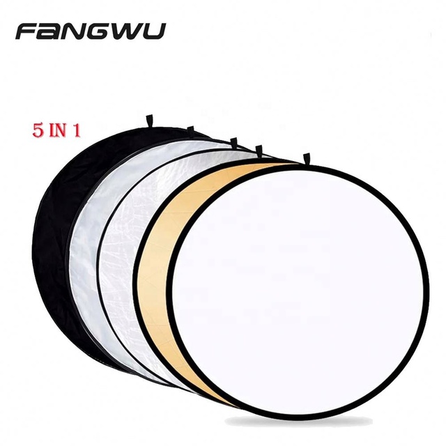Professional Photographic Reflectors Photography Light Reflector Disc Folding 60Cm