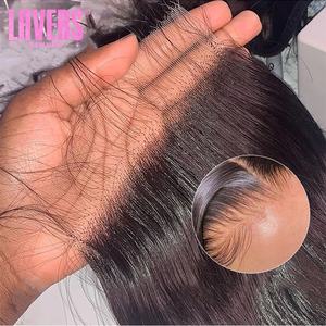 13x4 13x6 <span class=keywords><strong>360</strong></span> Full Lace Transparent hd Lace Frontal Closures et Cheveux Humains Vierges Invisibles, Lots en Gros avec Closure - Product Image 3