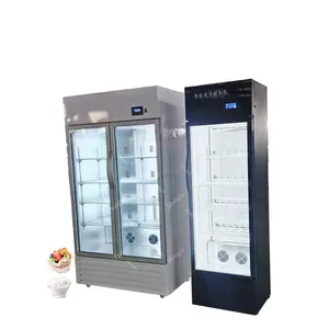 Refrigerator Cabinet Cake Showcase Bakery Display Heated Holding Cabinet Air Cooling Yogurt Fermenting Maker