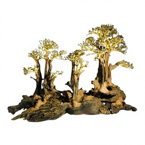 Décoration d'aquarium en bois flotté naturel, racine d'arbre durable à troncs multiples irréguliers pour aquarium, fabriqué au Vietnam - Product Image 1