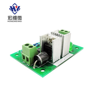 ฮงเว่ย ไมโคร PWM ตัวควบคุมความเร็วมอเตอร์ DC 12V-24V 10A โมดูลควบคุมแบบไม่มีขั้นตอน CCM9 - Product Image 1