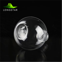 Ampoule sphérique bouteille en plastique bricolage couleur perle emballage bouteille vacances décoration PET bouteille transparente