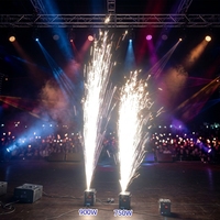 Machine à étincelles froides et fontaines à effets pyrotechniques DMX512 en métal 900W AC110V/220V pour spectacle, fête, événement, performance DJ