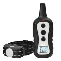 Wiederaufladbares Hundetrainingshalsband IPX5 Wasserdicht mit Piepton, Vibration und sicherer Schockkorrektur für das Training von Hunden bei unerwünschtem Bellverhalten