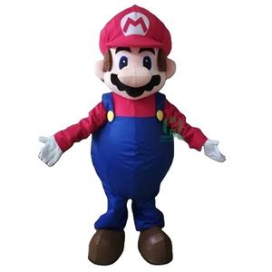 Personnage de dessin animé adulte taille personnalisée quantité minimale de commande 1 pièce <span class=keywords><strong>Mario</strong></span> peluche mascotte costume - Product Image 1