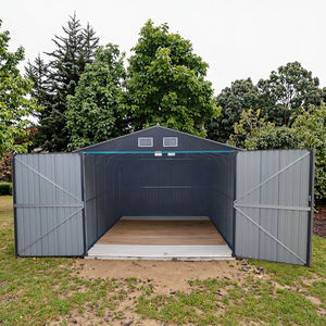 Casa de almacenamiento de Patio de Metal fácilmente ensamblada, gran patio trasero Popular, edificios de césped, muebles de jardín, cobertizo de almacenamiento al aire libre - Product Image 2