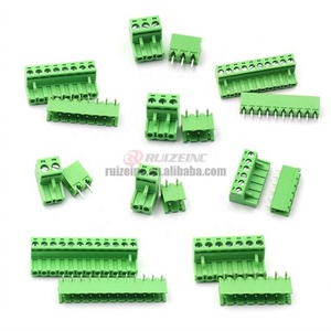 接线端子2EDG5.08 2 3 4 5 6 10p插入式5.08毫米直腿弧形开针插座 - Product Image 1