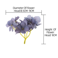 MW07309 Seiden hortensie Künstliche Blumen für DIY Handgemachte Haarschmuck Blumen kränze Blume Wand dekoration Fotografie Requisiten