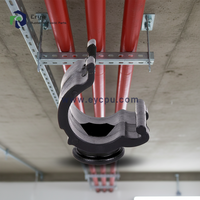 Pince de fixation en plastique en forme de U pour câbles, prix usine, produit plastique personnalisé