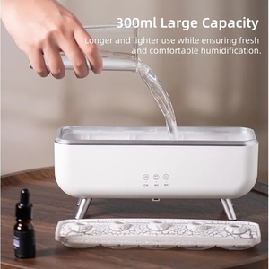 Đầy Màu sắc 300ml LED ánh sáng năng động Hương thơm khuếch tán sứa Máy tạo độ ẩm không khí với khói nhẫn cho phòng ngủ tuyệt - Product Image 5