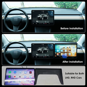 VJOYCAR Pantalla de Entretenimiento para Pasajero de 15.6 Pulgadas para Tesla Model <span class=keywords><strong>3</strong></span> y Highland, Compatible con Carplay Inalámbrico y Reproductor Multimedia para Pasajero - Product Image 3
