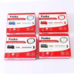 Foska Marqueurs effaçables à sec Séchage rapide Encre de grand volume Marqueur de tableau blanc effaçable en gros épais avec pointe de balle - Product Image 6