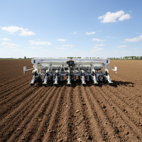 Semoir agricole multi-rangs à boîte de vitesses pour la semence de blé et de riz, haute capacité, 16 rangs et 200-260 CV