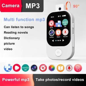 เครื่องเล่น MP3 พรีเมียมแบบพลิกหน้าจอสัมผัส คุณภาพเสียง HiFi Lossless สำหรับวัยรุ่น เครื่องเล่น MP4 พกพา พร้อมวิทยุ FM ไร้สาย 60 ชั่วโมง สำหรับใช้ในโรงเรียน - Product Image 6