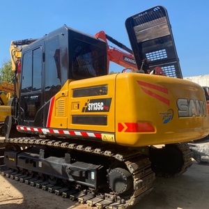 High Efficiency Used SANY <b>Excavator</b> SY135C 13 Ton 76KW Power for Construction and Landscaping Used <b>Excavator</b> Sany 135C for Sale - Product Image 5