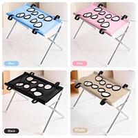 Nouveau lit de toilettage pour animaux en acier inoxydable détachable, hamac pour petits chiens, support de bain pour chats et chiens, dispositif de contention pour la coupe des ongles