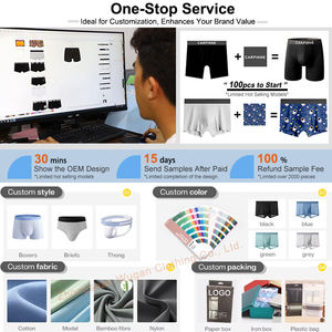 Custom <strong>Psd</strong> Waistband <strong>Boxer</strong> Shorts Men Printed Luxury Underwear <strong>Boxer</strong> Homme with Gray Underwear Wholesale Shorts <strong>Boxers</strong> Trunks - Product Image 5