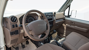 Phụ kiện ô tô YBJ, ốp trung tâm bảng điều khiển màu nâu, nâng cấp thay thế cho Land Cruiser LC76 LC79 - Product Image 3