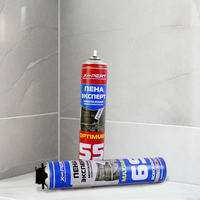 Mousse polyuréthane en aérosol à cellules fermées 750 ml de qualité supérieure pour bâtiments, application simple, vente en gros