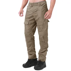 Men's Trousers High Quality Multi-pickets Tactical Plaid Trousers Hunting Quick Dry Pants Without Knee Pads For Men