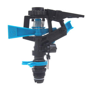 Aspersor de Jardín de Plástico con Engranaje de 360 Grados, Azul y Negro, Conectable para Riego y Pulverización Agrícola - Product Image 3