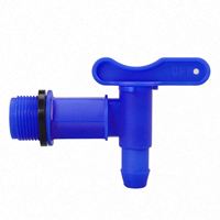 Réservoir d'eau en plastique, conteneur, fût, robinet de 3/4 pouce (26 mm) pour boissons