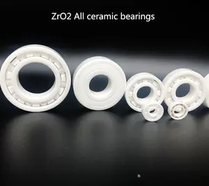 Deep Groove Zirconia Ceramic Ball Bearing P5 Precision Single Row Support With Sealed Seal OEM For Restaurants Farms Hotels